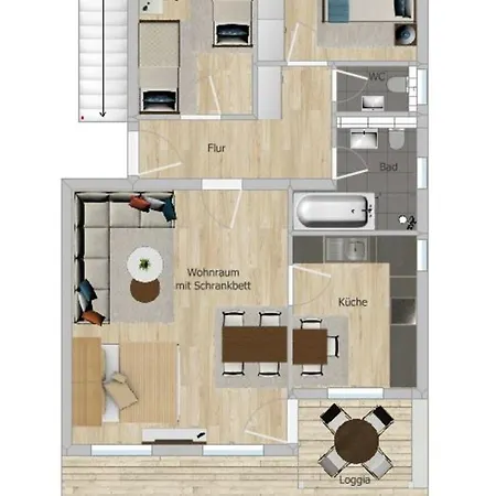 Sonnenblume -607- Appartamento *